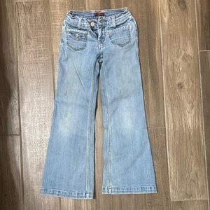 7FAM girls jeans flare leg